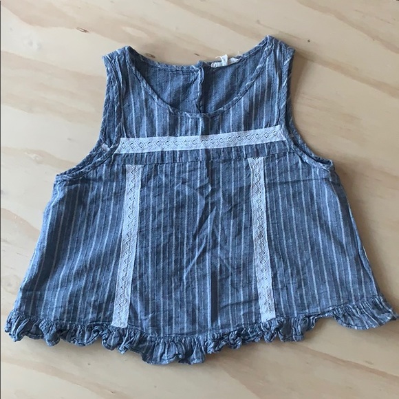 Hem & Thread Open Back Crop Top - Picture 2 of 4